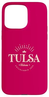 Tulsa Oklahoma Modern - Tulsa OK Case for iPhone 15 Pro Max