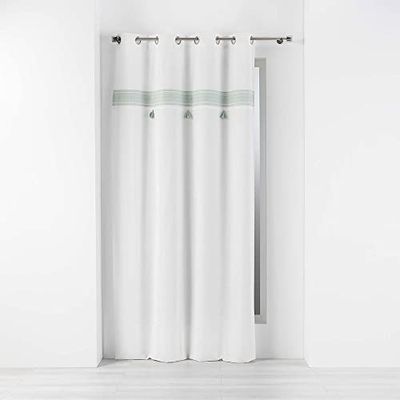 Douceur d'Intérieur Curtain, Amaya Mint, 140 x 240 CM