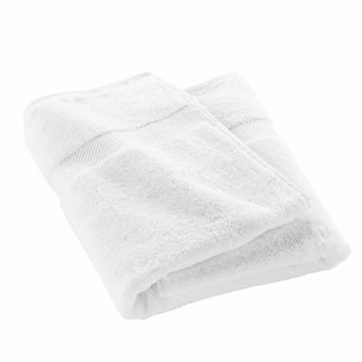 douceur d'intérieur, Badlakan (90 x 150 cm) Elegans vit, 100% bomull enfärgad