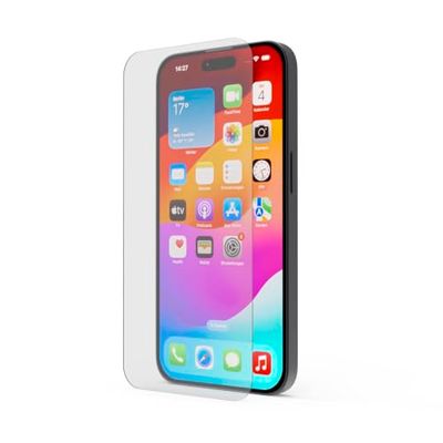 Hama Beschermglas voor Apple iPhone 15 Plus/15 Pro Max (iPhone 15 glasbescherming met 9H hardheid, krasbestendig en schokbestendig, gehard veiligheidsglas, beschermingsklasse 7, displaybescherming),