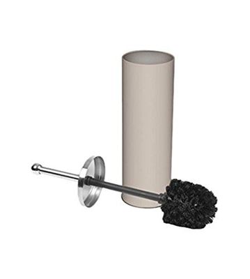 douceur d'intérieur, Brosse Wc (Diamètre 9.5 x 37 cm) Métalia Taupe, Métal