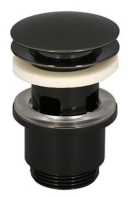 Edouard Rousseau Piletta lavabo Clic-Clac, diam. 63 mm, certificato NF, con troppo pieno, standard, finitura canna fucile
