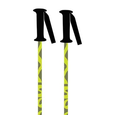 K2 Skis Unisex ungdom pojkar grodd skidstavar, grön, 75–105
