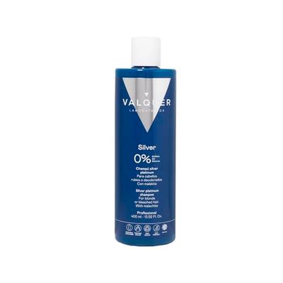 Valquer, Shampoo Argento Platino, per Capelli Bianchi, Grigie e Biondi, 400 ml