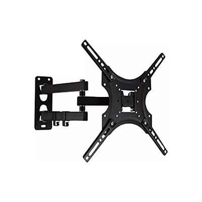 Philips SQM9232/00 - Supporto da parete per TV universale, orientabile, per TV da 17" a 42", LCD, OLED, QLED, LED al plasma curvo, colore: Nero