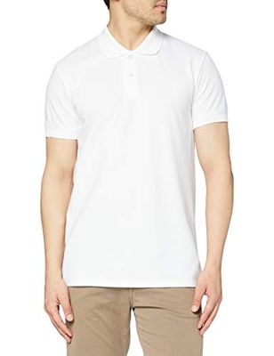 Trigema Deluxe Piqué poloshirt voor heren, wit, M