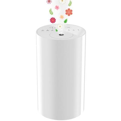 UrbanHomes Auto Aromatherapie Diffuser Thuis Draagbare Etherische Olie Diffuser Waterloze Essentiële Olie Koude Geurmeter Automatische Geursproeier, Wit