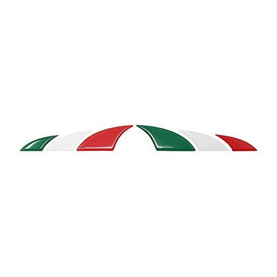 3D Sticker Bike Protection Shark Italy Flag Metal Effect