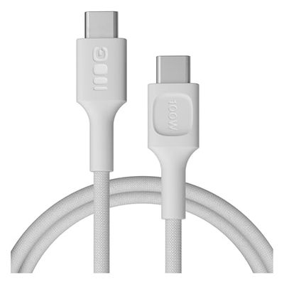 Greencell PowerStream - Cavo USB-C 100 W, ricarica rapida PD (bianco, 120)