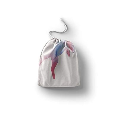 Bonamaison Printed Cotton Produce Bag with Drawstring, Reusable Grocery Bag, Biodegradable Eco-Friendly Bags, Travel Pouch, Sachet Bags, Shopping Bag, Eco Friendly, Foldable, Size: 12x15 Cm