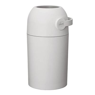 Chicco Odour Off luieremmer, geurdicht systeem, conventionele zakken, grijs