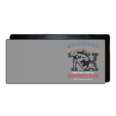 Rektangulär, digitalt tryckt spelmusmatta i tyg, halkfri undersida, svartsydd kant för FPS, MOBA, enspelarspel XL, storlek: 90 x 40 cm