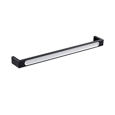 Ibergrif M34200B Barra, Toallero de Lavabo, 60 cm, Accesorios de Baño, Acero, Negro