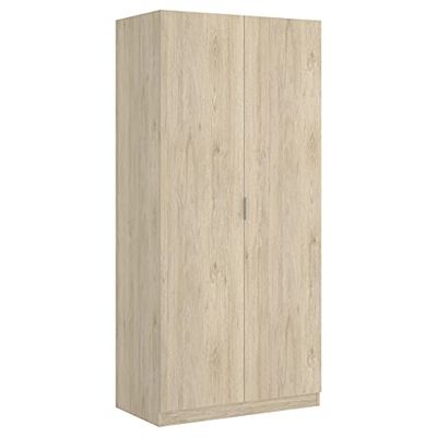 DEKIT GRUPO RIMOBEL Armario ropero 2 Puertas, Madera, Natural, 81x184x52 cm