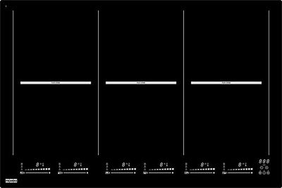 Franke FHMT 806 3FLEXI INT 108.0379.466 Kookplaat/6,78 cm/Bediening Slider met witte onderverlichting en directe selectie