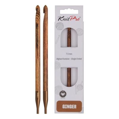 KnitPro Ginger Tunisian Crochet Hook 7.00mm - 3pcs