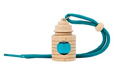 Paradise Scents vanilla perfume in a bottle with wood