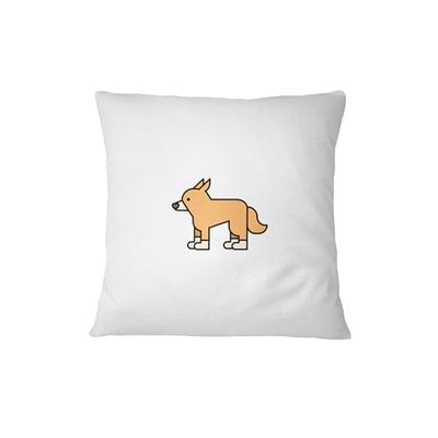 Bona Basics, Fodera decorativa per cuscino, decorazione per la casa, per divano, caffetteria, Dimensioni: 45X45 cm, Colore: Bianco