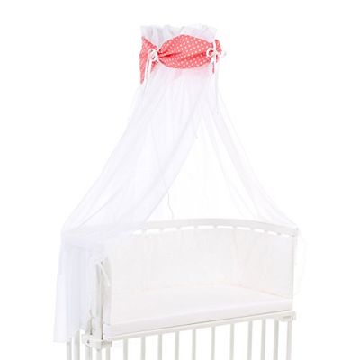 babybay Peach Stars-Juego de Dosel de algodón orgánico, Multicolor, Talla única