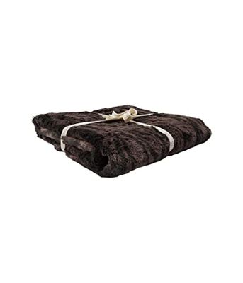 Puppia Luxe Throw Blanket, Truffle Brown, Medium (26-50 lbs)