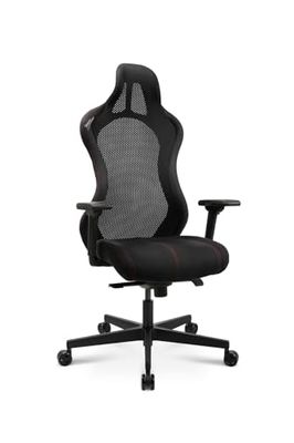 TOPSTAR Sitness RS Sport Plus - Silla de Videojuegos (plástico, Talla única), Color Negro y Negro
