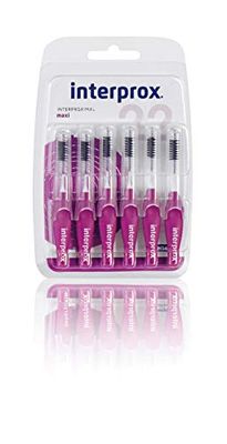 INTERPROX - Maxi 2.2 - Brossettes Interdentaires - Fibres en Tynex - Violet - Blister de 6 unités