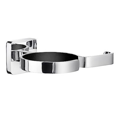 Smedbo Suporte de gelo para secador de cabelo/ferro, cor prateada
