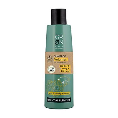 Grn shades of nature 30040, Shampoo Volume BioHemp BioBeer, Verde, Miele