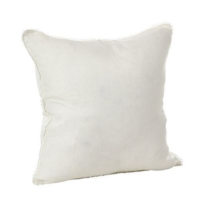 SARO LIFESTYLE Pillow, Ivory, 20"