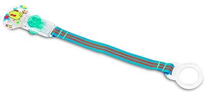 2STEPS ID5999BLUE - Nastro per tettarella con anello in silicone, colore: Blu