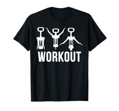 Wine Workout Vino Fitness Maglietta