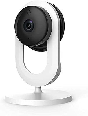 NK - Blurams Home Lite 720p Cámara de Vigilancia en Domo para el Hogar-WiFi Micrófono-Altavoz Detección Inteligente Movimiento/Sonidos Notificaciones Móvil Tiempo Real Visión Nocturna (iOS & Android)