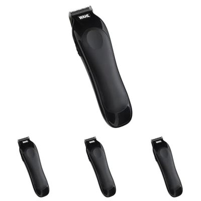 Wahl Mini Pro Cordless Trimmer, Men’s Beard Trimmer, Mini Hair Trimmers for Men, Stubble Trimming, Battery Powered, Lightweight, Male Grooming Set, Facial Hair Care Kit (Pack of 4)