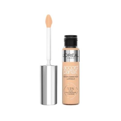 L'Oréal Paris Correttore in Siero Liquido, Formula con Acido Ialuronico e Caffeina, Idratazione 24H, Finish Luminoso, Accord Parfait, Tonalità: 6.5N Neutra, 11 ml