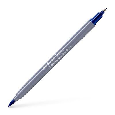 Faber-Castell Goldfaber Aqua Marqueur double Bleu hélioblique rougeâtre