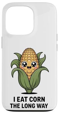 I Eat Corn The Long Way Funny Adult Joke Men Women BBQ Case for iPhone 13 Pro