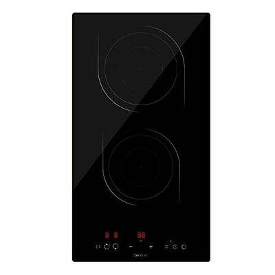 Cecotec Bolero Squad 2001, Placca ad induzione portatile a 2 fuochi, 1500/200 W, 9 livelli di potenza, Sistema Booster, Rilevatore padelle, Controllo touch, Spegnimento automatico, Timer.