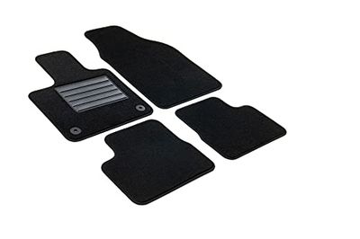 MDM SP-8971 Floor Mats Velour Car Mat Suitable for Fiat 500 and Electric 2020 Onwards