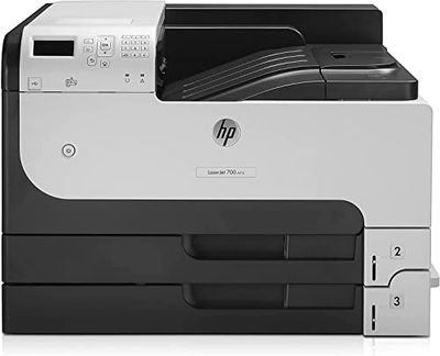 HP LaserJet Enterprise 700 M712dn CF236A, Stampante a Singola Funzione A3, Stampa Fronte e Retro Automatica A4 in b/n, 41 ppm, USB, Gigabit Ethernet, HP Smart, Display LCD a colori a 4 tasti, Grigia