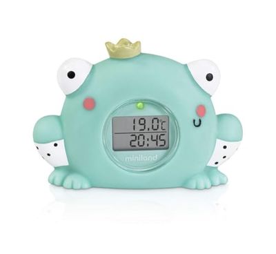 Miniland Badrum Och Miljötermometer Med Larm Och Kronometer. Roliga Badrum Och Allt Under Kontroll, Magical Färg