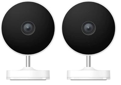 Xiaomi Outdoor Camera AW200 - Cámara Exterior con resolución 1080p, IP65, Detección de Movimiento, Fotografía Time-Lapse, Blanco (Versión ES + 3 años de garantía) (Paquete de 2)