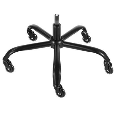 VEVOR 71.1 cm, nośność statyczna 1,134.0 kg, wytrzymała, uniwersalna część stołka komputerowego z 5 kółkami i cylindrem gazowym, zamiennik podstawy krzesła biurkowego, czarna, 71 cm