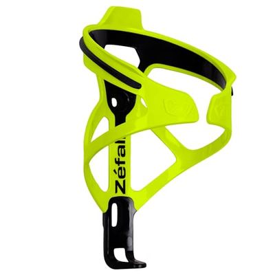 ZEFAL Pulse B2 Porta Borraccia per Bicicletta Giallo Fluo - Portaborraccia premium e leggero - Portaborraccia MTB e bici da strada - Portaborracce Bici