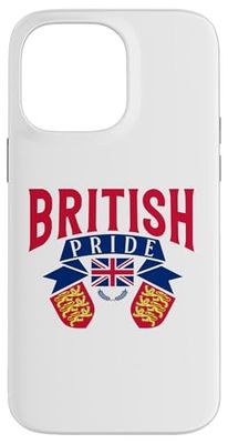 British Pride Coat of Arms for Men Women. Case for iPhone 14 Pro Max