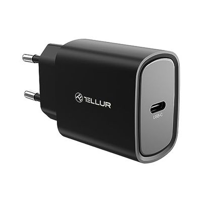 Tellur Tellur ultrasnelle oplader, 20 W, PD, USB-C poort (zwart)