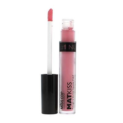 MISS COP - Mat Kiss - kolor 01 nude - szminka w płynie - 2ml
