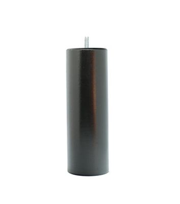 Fabrique de pernas am20170055 conjunto de 4 pernas de cama de madeira lacado preto 20 x 7 x 7 cm