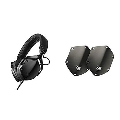 V-Moda M-200 Studio Cuffie Monitor Professionali (Nero) con Copri-Padiglioni Personalizzabili, Intercambiabili in Alluminio per le Cuffie M-200 Titan Grigio