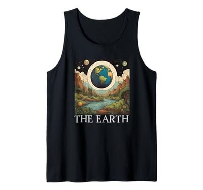 La Carta dei Tarocchi Terra, La Terra, Gli Amanti dei Tarocchi, Lettori di Tarocchi Canotta