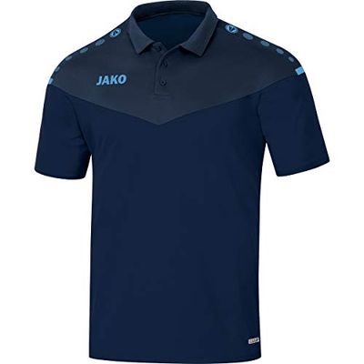 JAKO Polo da Uomo Champ 2.0, Uomo, Polo, 6320, Blu Marino/Blu Scuro, 3XL